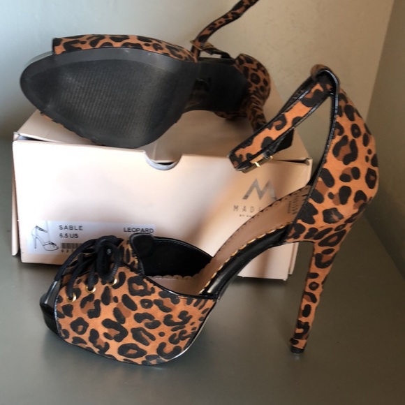 Leopard “Sable” Madison by Shoedazzle heels, size 6.5 - Picture 3 of 6